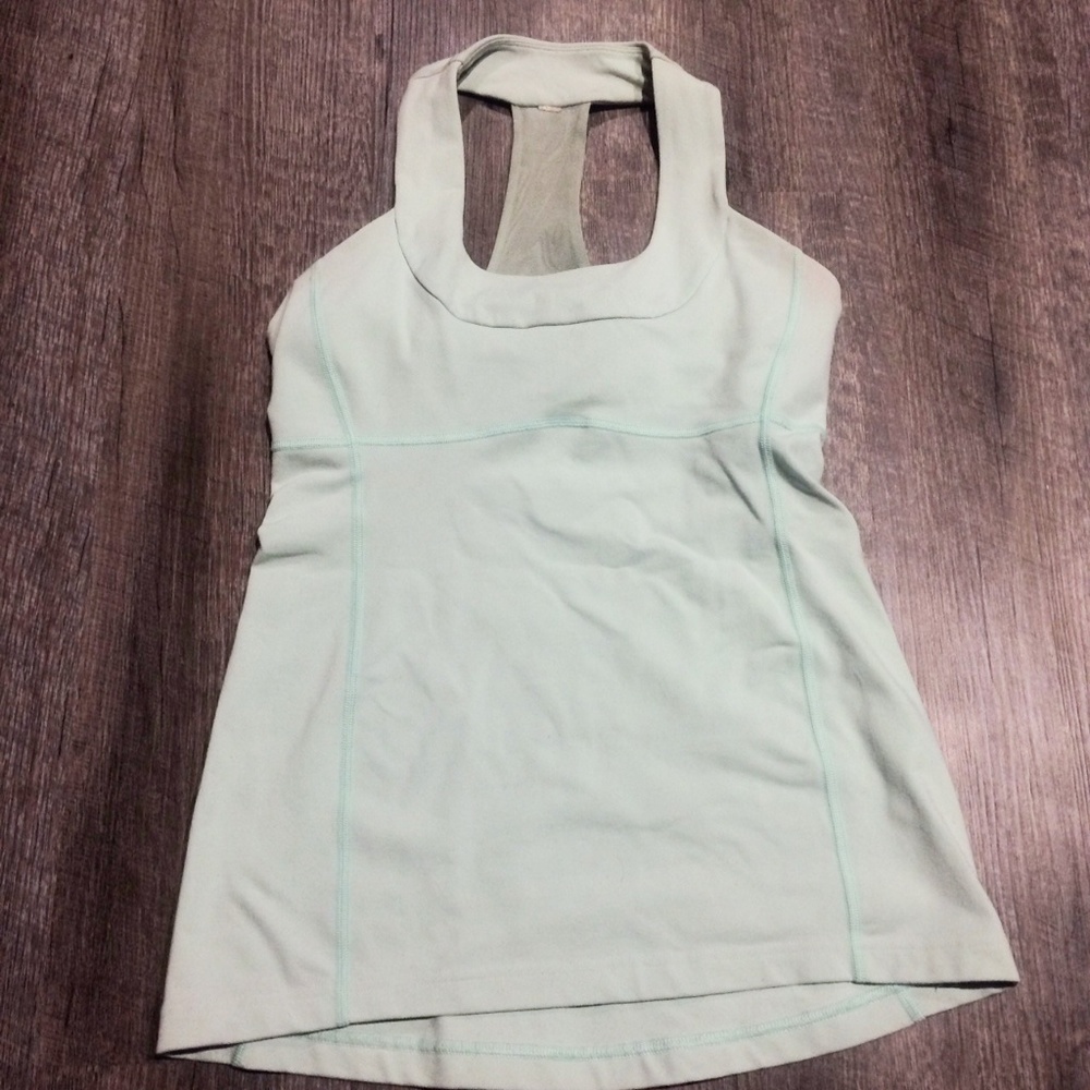 Lululemon Scoop Neck Tank Aquamarine Mint